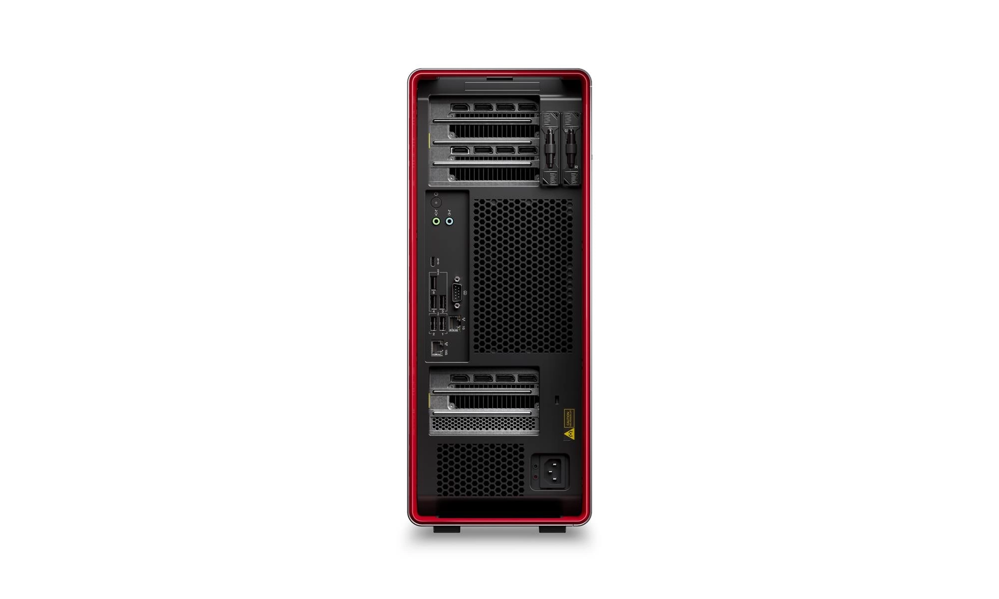 ThinkStation P7, Intel® Xeon® W7-3565X (2.50GHz, 82.50MB), W11 P64 WS GER, 64.0GB, 1x1TB SSD M.2 2280 PCIe Gen5 Performance TLC Opal, 1400W, 3YR Premier Support Plus,3 Year On-site , USB, Traditional, Bild 9